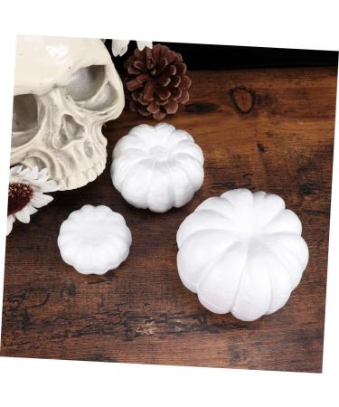 Ciieeo 5pcs Simulation Pumpkin Mold Artificiales Para Foam Pumpkin Home Decoration Arts and Crafts for Kids Artificial Pumpkin Plants Decor Child Blank White Decoration Fake - Buy Online on GoSupps.com
