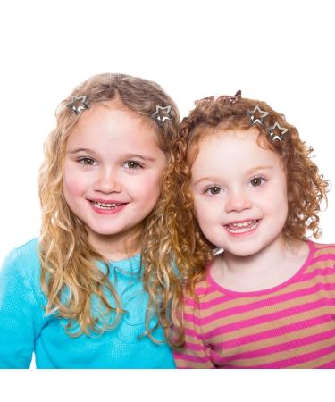 Punwey Star Hair Clips - 10-Piece Y2K Silver Glitter Hair Accessories for Girls & Women - Buy Online on GoSupps.com