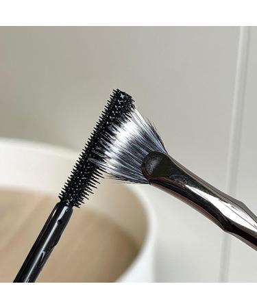 5 set Eyelash Eyebrow Brush Fan Shape Cosmetic Applicator for Natural Lashes 5 set (Black) - Buy Online on GoSupps.com
