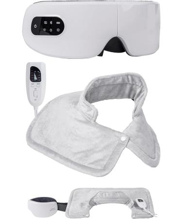 Deluxe Sleep Mask & Neck Heating Pad Set for Migraine and Headache Relief - Buy Online on GoSupps.com