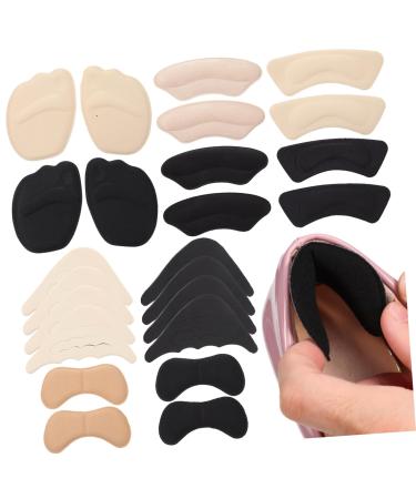 12 Pairs Insole Foam Shoe Inserts Breathable Shoe Inserts Shoe Filler Inserts Shoe Heel Liners High Heels Anti-Slip Heel Patches Heel Cushion Shoe Inserts for Women Heel Grips