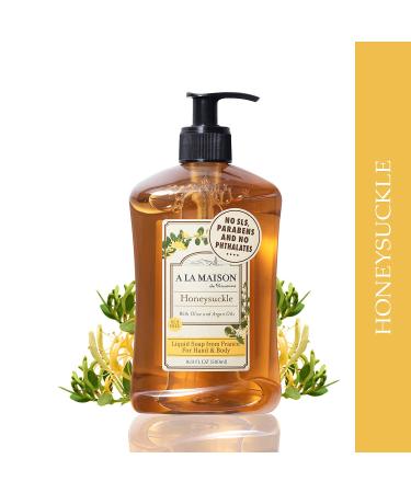 A La Maison French Honeysuckle Liquid Soap 16.9 oz - Buy Online on GoSupps.com