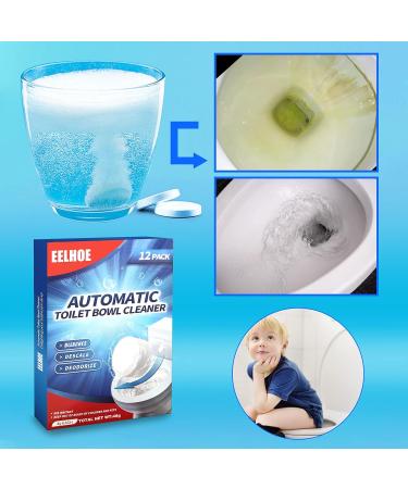 Bath Cleaner Household Slow-Dissolving Portable White Toilet Cleaning Tablet Widely Use Paper Durable Compatible with Hotel 12Pcs/Bag White 12 count (Pack of 1) - Buy Online on GoSupps.com