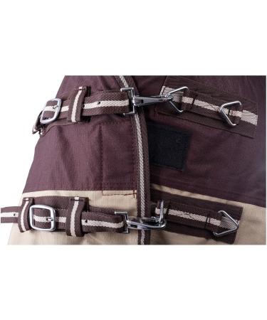 Buy RL24 Weiddecke Winterdecke High Neck - 600D 100g/200g/300g Filling Brown/Beige 85cm - Premium Horse Blanket for All Seasons - International Shipping Available - Buy Online on GoSupps.com