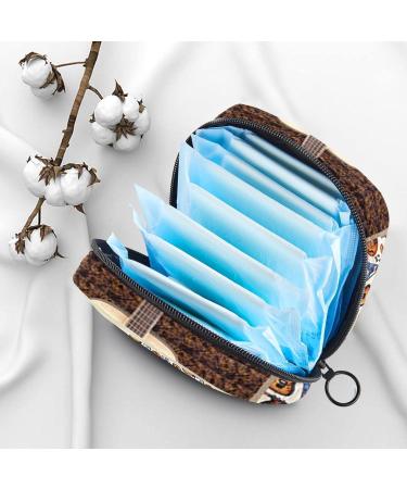 Menstruation Bag with Zipper - Stylish Women's Napkin & Tampon Collection Bags | Music Guitar & Instruments Design - Buy Online on GoSupps.com