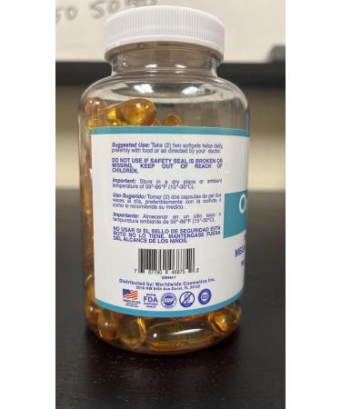 Eternal Spirit Beauty Omega-3 Fish Oil High-Potency EPA & DHA Supplement for Heart Brain & Immune Support Mega Concentrated Formula 60 Softgels - Buy Online on GoSupps.com