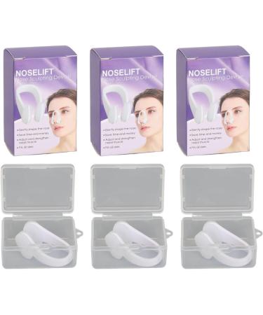 Qudinip 3 Piece Nose Shaper Clip Nose Bridge Lift Enhancer for a Higher Straighter Nose with Ergonomic Comfortable Design for All Nose Shapes - Buy Online on GoSupps.com