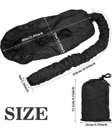 Wisebom Adjustable Hair Dryer Bonnet Attachment | Drying Cap for Styling Curls & Deep Care - Black - Buy Online on GoSupps.com