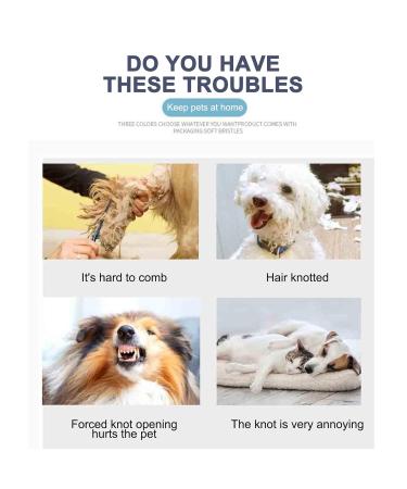 Best Knitting COMB PET - Cat & Dog Grooming Tool for Hair Removal | Knotting Comb for Cats | Pet Massage Brush (Black) - Buy Online on GoSupps.com