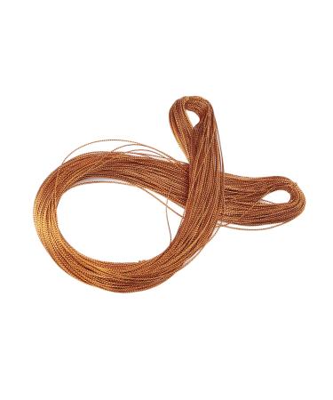 Tinsel Hair Extensions Concise Exquisite Beautiful Durable Hair Glitter Convenient Practical for Prom for Fashion Shows for Parties(Shiny gold)