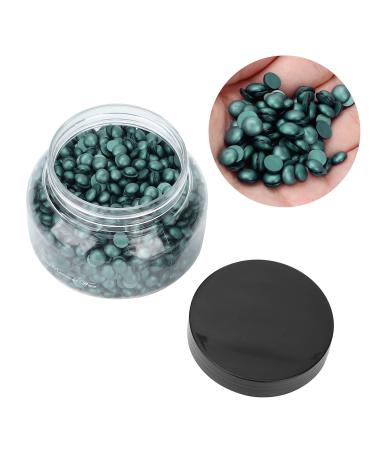 Hard wax pearls for hair removal 150 g household haarage wax pearls for men and women Bulk wax pearls for Brazilian armpits back and chest (green)