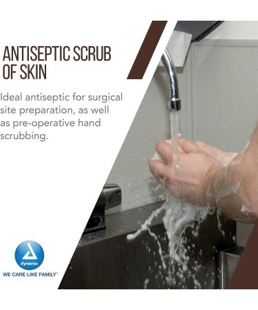 Dynarex Povidone-Iodine Scrub Solution 7.5% Antiseptic 16 fl. oz. - Surgical Site Prep - Buy Online on GoSupps.com