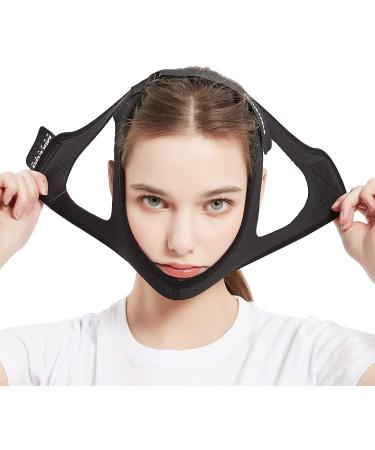 Mikegohealth Adjustable Chin Strap - Advanced Anti-Snoring Solution for CPAP Users and Mouth Breathers - Stop Snoring Sleep Aid for Women and Men (Black) - Buy Online on GoSupps.com