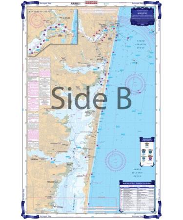 Waterproof Coastal Fishing Chart - 56F Barnegat Bay - Buy Online on GoSupps.com