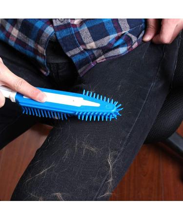 Pasuwsima 2 Pcs Silicone Pet Hair Removal Brush - Car & Auto Bedding Carpets Detailing Tool for Dog & Cat Hair - Blue/Green - Buy Online on GoSupps.com