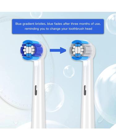Schallcare Replacement Brush Heads for Braun Oral b - Compatible with Cross Action Pro1000/9600/5000/3000/1500/Genius and Smart Electric Toothbrush (4pcs) - Buy Online on GoSupps.com