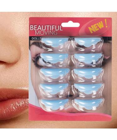 Veeteah Silicone Eyelash Pads | 5 Pairs Reusable Silicone Eyelash Pad - Reusable Silicone Eyelash Pad Lash Lift Supplies Lower Pads for Men Skin-Friendly - Buy Online on GoSupps.com