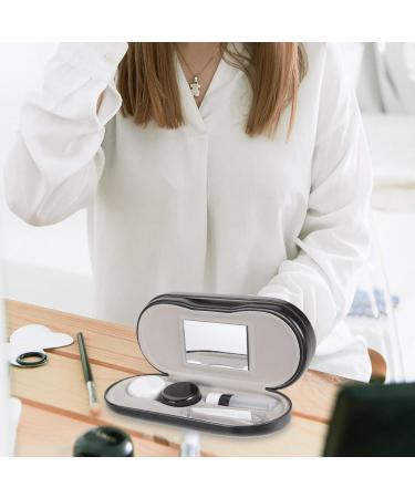 Healvian Double Usage Glasses Case - Contact Lens Holder & Travel Box - PU Invisible Hard Shell - International Shipping Available - Buy Online on GoSupps.com
