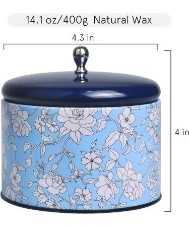 La Jol e Muse Citronella Fragrance Candle - 400g Natural Wax 2 Wicks 40-50 Hours Burn Time - Ideal for Indoor/Outdoor Use & Perfect Gift for Garden Camping - Buy Online on GoSupps.com