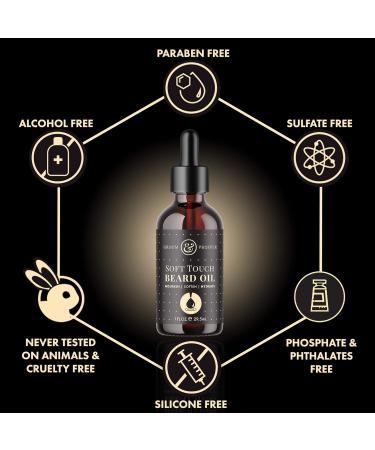 Buy Groom & Prosper Soft Touch Beard Oil | Nourishing Moroccan Argan Oil & Natural Oils for Healthy Beards - International Shipping Available - Buy Online on GoSupps.com