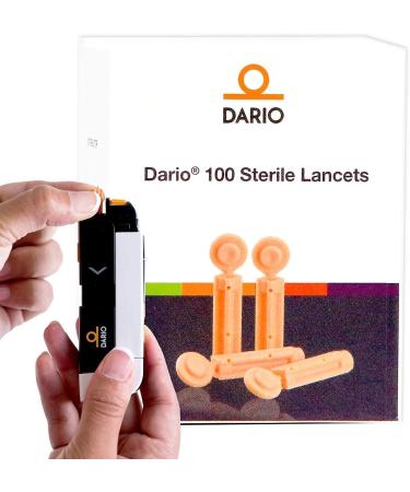 100 Sterile 30-Gauge Lancets for Comfortable Blood Glucose Measurements with Dario Monitoring System - Buy Online on GoSupps.com