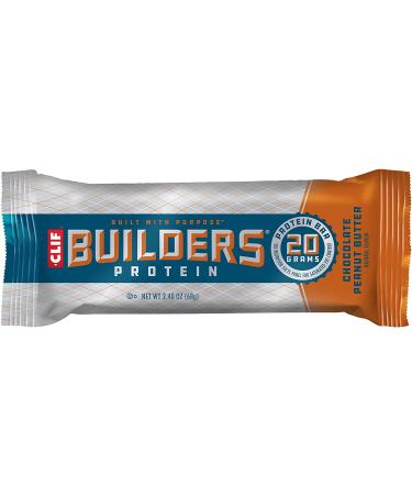 Clif Builder's Protein Bar - Vanilla Almond - 12 Pack (2.4 oz Each) | High Protein Snack - Buy Online on GoSupps.com