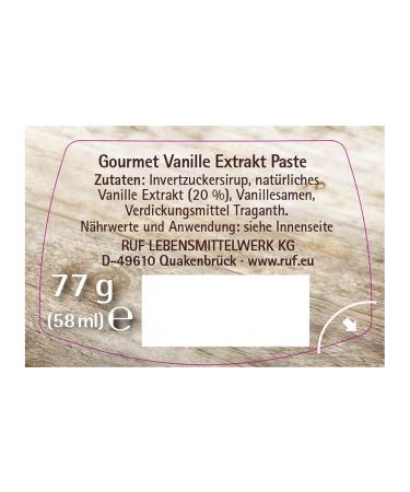 Pure Tahitian Vanilla Extract & Paste - Gourmet Flavor for Creams Doughs Coffee & Milkshakes - 77g Squeezer - Buy Online on GoSupps.com