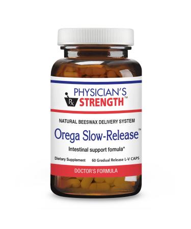 Physician's Strength Orega Slow-Release - 60 Capsules - Intestinal Support Formula - 30 Servings