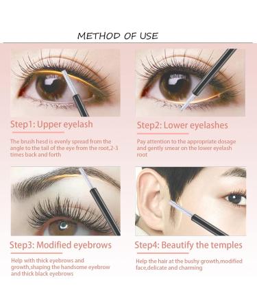 Organic Eyelash Growth Serum Duo for Healthier Longer Lashes - Eyelash and Eyebrow Growth Serum Set - Buy Online on GoSupps.com