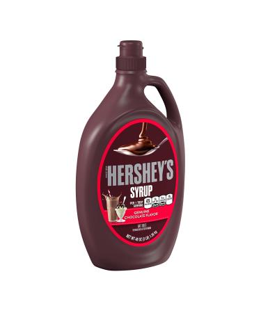 HERSHEY'S Genuine Chocolate Syrup, Halloween, 48 oz Bulk Bottle - Buy Online on GoSupps.com