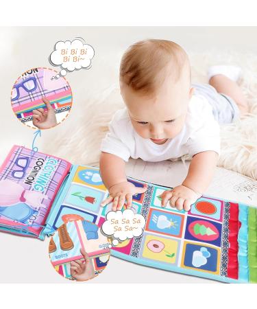 Towwoo Baby Spiegel & Crackling Book | Montessori Sensory Toy for Newborns 0-12 Months - Foldable & Ideal for Exploring Feelings - Buy Online on GoSupps.com
