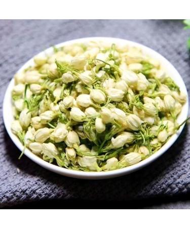 Jasmine tea 3.52 ounces/100g Caffeine-free Dried jasmine flowers are suitable for making tea Whole bud of edible flowers Jasmine bud jasmine tea loose leaf - Buy Online on GoSupps.com