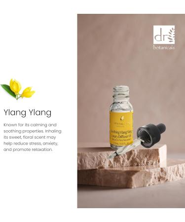 Dr Botanicals Essential Oil Diffuser with Ylang Ylang Luxury Essential Oil | Premium 5 in 1 Ultrasonic Aromatherapy Scented Oil Diffuser Clear Top With Ylang Ylang - Buy Online on GoSupps.com