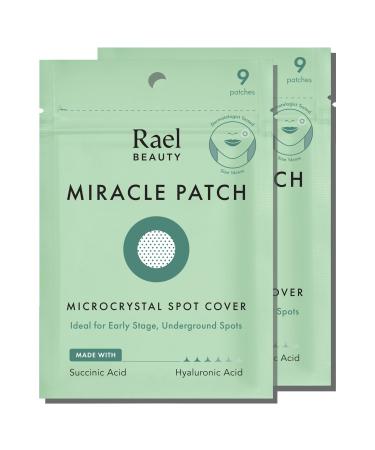 Rael Pimple Patches Miracle Microcrystal Spot Cover - Hydrocolloid Acne Patches for Early Stage with Tea Tree Oil for All Skin Types Vegan Cruelty Free (18 Count)