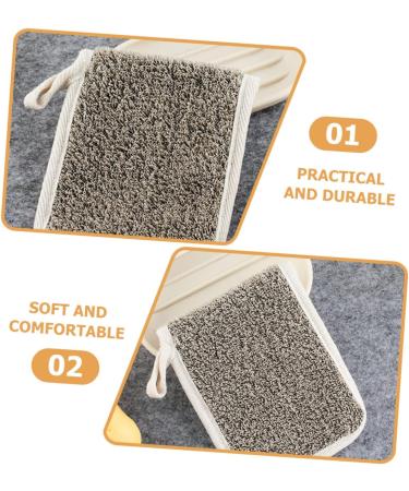Shop Men's Exfoliating Soap Pouch & Scrubber - Flax Body Loofah & Mittens for Ultimate Shower Experience | International Shipping Available - Buy Online on GoSupps.com