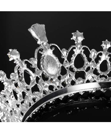 Sparkling FRCOLOR Crystal Rhinestone Wedding Tiara Crown - Silver - Buy Online on GoSupps.com