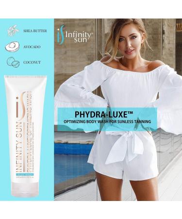 PHdra-Luxe Sunless Tan Optimizing Body Wash - pH Balanced with Avocado Coconut & Shea Butter - Perfect for After Tanning - 6.78 Oz - Buy Online on GoSupps.com