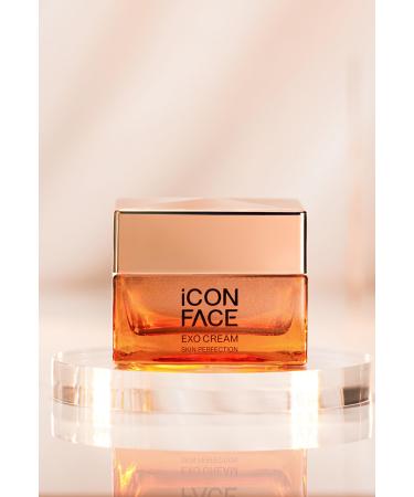 ICON FACE EXO CREAM SKIN PERFECTION Day & Night Anti Aging Cream Smooth Firm Radiant Skin Reduce wrinkle Dark circle Dry skins Multi Nutrients Vitamin B3 B5 C - 50 ml