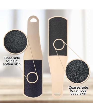 SSKHE 3 Pieces Double Sided Foot File U-shaped sole file Professional Foot Rasp Hard Skin Remover Foot Rasp File for Hard Skin Removal Restore smooth soles of feet(khaki) - Buy Online on GoSupps.com