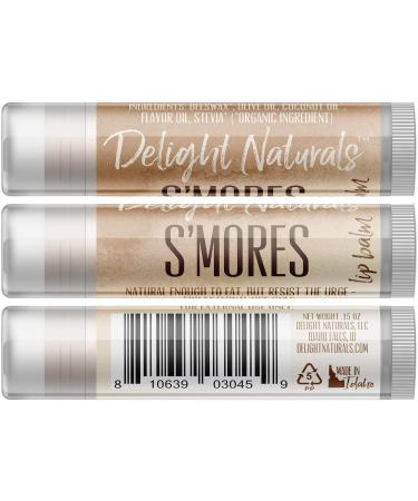 Awfully Sweet Lip Balm Gift Set | Cinnamon Roll Cookie Dough Maple Donut & S'Mores | Perfect Gift for Lip Care Lovers | International Shipping Available - Buy Online on GoSupps.com