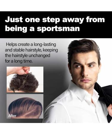 hair pomade Natural Wave Pomade for Men Wavy Hair Product Easy Wash 360 Wave Training Hair Cream Moisture Grease for Men Promotes Layered Waves (3PC) - Buy Online on GoSupps.com