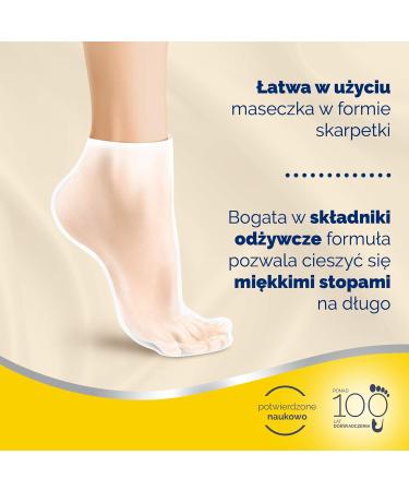 Scholl Expert Care Pedi Mask - Intensively Nourishing Aloe Vera Foot Mask | 1 Pair for Smooth Soft Feet - Buy Online on GoSupps.com