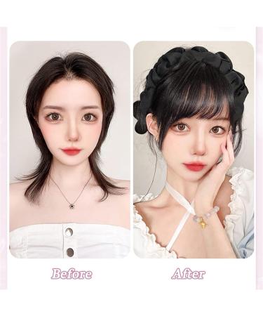 Xumh2024-3 Bangs Hair Clip Front Hair Bangs with Temples Fringe Hair Extensions Near Fringe Bang with Headband Fashion Hairpiece Hair Accessories for Women Girls Bangs Clip in Hair (Color : 6) - Buy Online on GoSupps.com