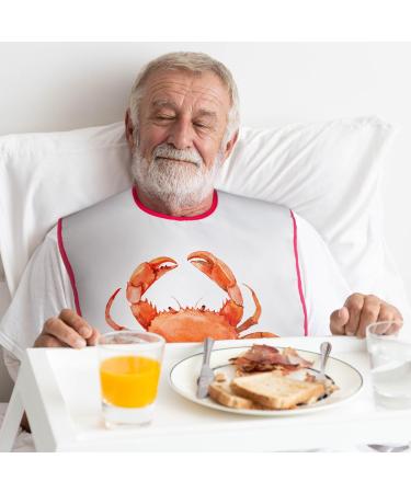 Classic Bib Designs Essl tchen for Adults - Washable & Reusable Clothing Protection for Men & Women - Ideal Crumb Catcher with Plate - Buy Online on GoSupps.com