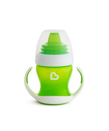 Munchkin  Gentle  Transition Sippy Trainer Cup  4 Ounce  Green