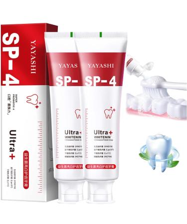 SP-6 Ultra Whitening SP 6 tooth paste Ultra Whitening Toothpaste SP-6 SP-6 Ultra Whitioting Probiotic Brightening Toothpaste probiotic brightening toothpaste SP-6 toothpaste (red 2 pieces)