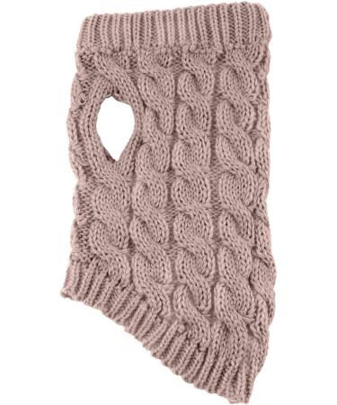 Famkit XL Pet Dog Turtleneck Sweater - Warm Fashion Pullover Knitwear for Dogs 11-13.2lb - Khaki - Buy Online on GoSupps.com