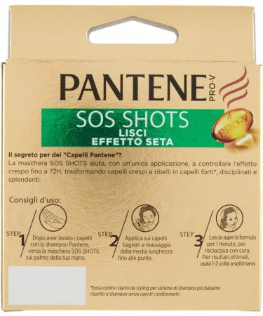 Pantene Pantene Pro-V Sos Shots Smooth Silk Effect Intensive treatment for damaged hair Concentrated and effective formula 3 x 15 ml - Buy Online on GoSupps.com