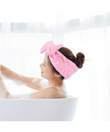 Buy Pzihao 3 Pieces Bowknot Hairbands - Elastic Coral Velvet Makeup & Shower Headbands for Women & Girls - International Shipping Available - Buy Online on GoSupps.com