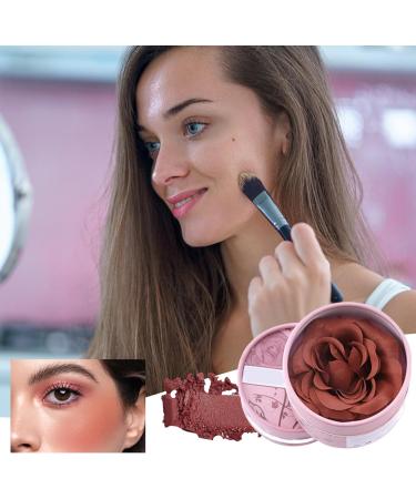 3D Petal Pink Blush - 3.5g Beauty Blush | Naturally Scented Pigmented Highlighter for Face Eyeshadow Daytime Bridal Cheek Stage Photography Summer - Buy Online on GoSupps.com